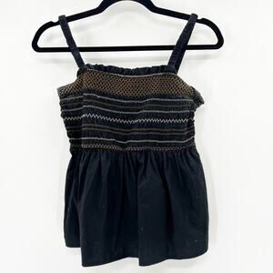 Old Navy Black‎ Boho Babydoll Tank S